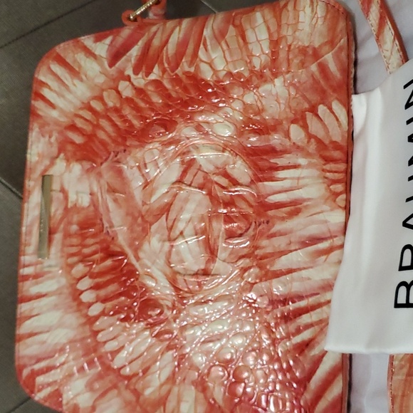 Brahmin Mini Sydney and Ady Wallet Set Pink Flamingo - Picture 2 of 11